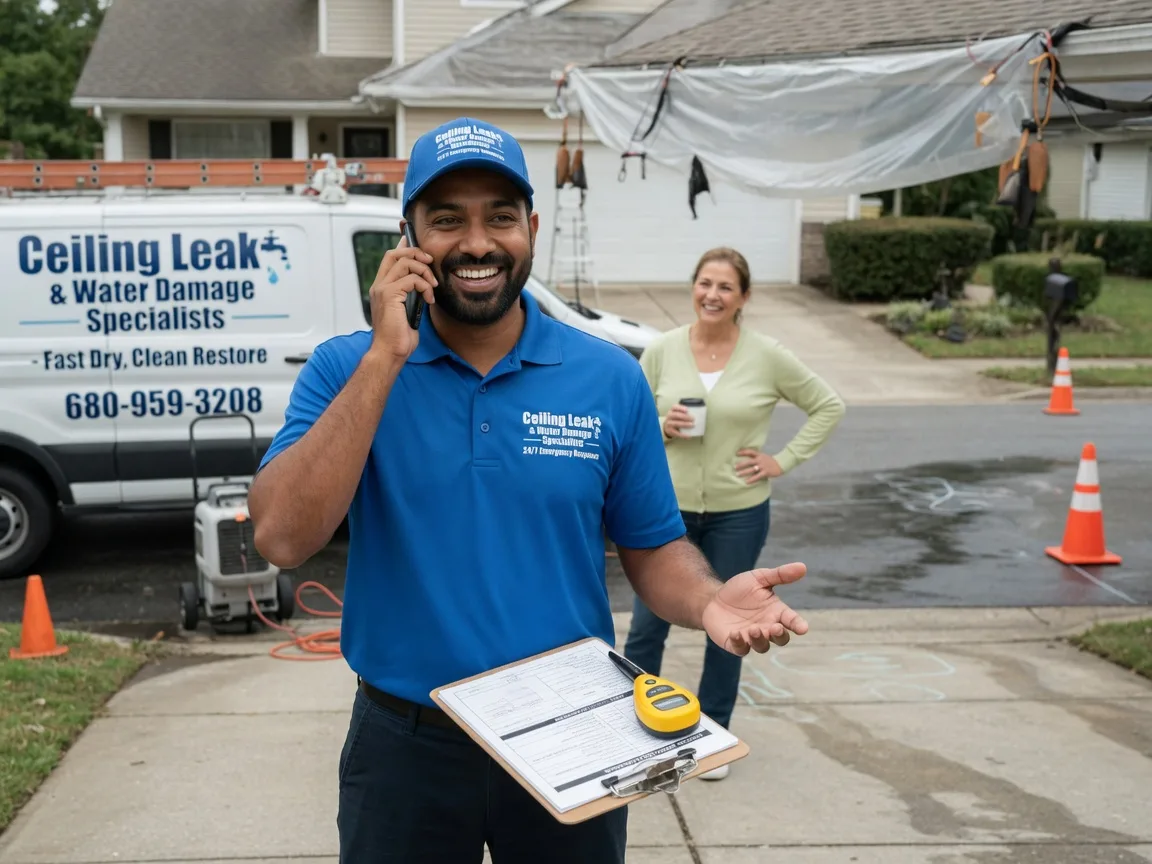 Ceiling Leak Cleanup Anamosa, IA FAQs